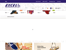 Tablet Screenshot of excelstores.com